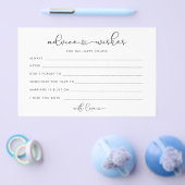 花婿のためのミニマルな愛ハートアドバイス チラシ (シングル)