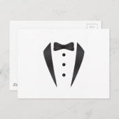 花婿のためのTuxedoの結婚式の贈り物と小道具 ポストカード (正面/裏面)