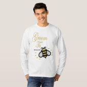 花婿のバチェラーパーティー カスタマイズ Tシャツ (正面フル)