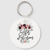 花婿の不倫花嫁結婚の栄誉の姉妹 キーホルダー (正面)