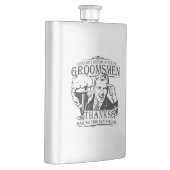 花婿の付添人ありがとう フラスク (右)