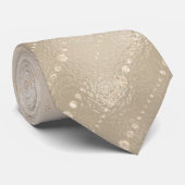 花婿の付添人の金タンの結婚式 ネクタイ (ロール)