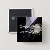 花婿の付添人野生のもの 缶バッジ (正面&裏面)