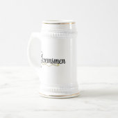 花婿の付添人 ビールジョッキ (正面左)