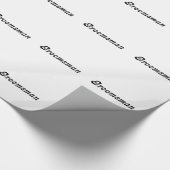 花婿の付添人 ラッピングペーパー (角)