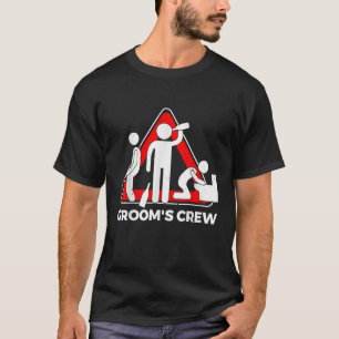 花婿の仲間たち グルーム グルームズマン バチェラー・パーティー Tシャツ