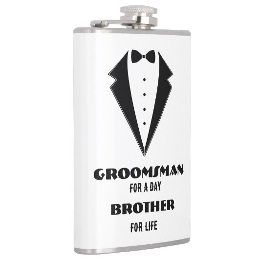 花婿の仲間へのプレゼント ガラス, 一日だけの花婿の仲間 フラスク (右)