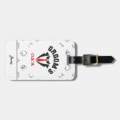 花婿の仲間 - 現代のブライズメイドの最後の旅  ラゲッジタグ (正面横)