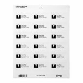 花婿の住所 ラベル (フルシート)