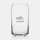 花婿の友人たちの独身パーティー ガラス缶 (正面)