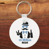 花婿の友人  バチェラーパーティー - 花婿の名言 キーホルダー (正面)