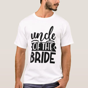 花婿の叔父が結婚式と独身パーティにマッチする Tシャツ