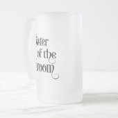 花婿の姉妹 フロストグラスビールジョッキ (正面左)