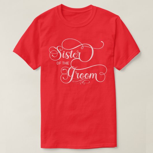 花婿の姉妹（結婚披露宴） Tシャツ (デザイン正面)