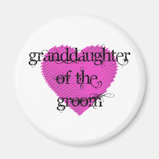 花婿の孫娘 マグネット (正面)