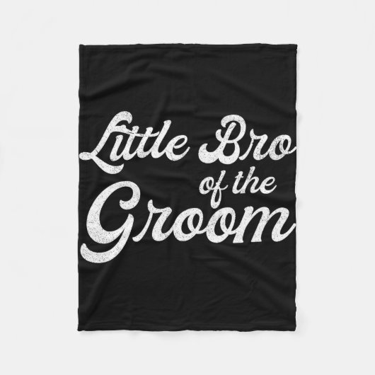 花婿の弟のボーイズキッズTシャツ フリースブランケット (正面)