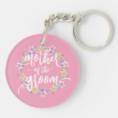 花婿の書結婚の母|キーチェーン キーホルダー (裏面)