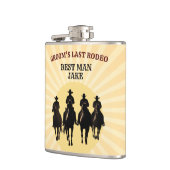 花婿の最後のランチェット・サンセット・ベストマン・独身パーティー フラスク (左)