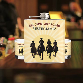 花婿の最後のランチェット・サンセット 花婿の独身最後の夜 フラスク