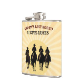 花婿の最後のランチェット・サンセット 花婿の独身最後の夜 フラスク (左)