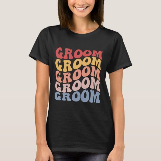 花婿の最高にクールな独身最後の夜 Tシャツ (正面)