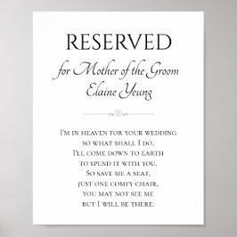 花婿の母は天国で Wedding ポスター