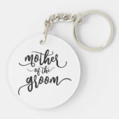 花婿の母 ウェディングカリグラフィー | キーチェーン (裏面)