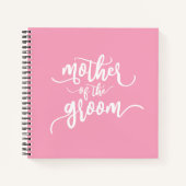 花婿の母　ウェディング　カリグラフィー | ノートブック (正面)