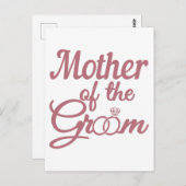 花婿の母 ウェディング ファミリー マッチング ポストカード (正面/裏面)