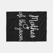 花婿の母　独身パーティー　花嫁の友人　結婚前のお披露目 フリースブランケット (正面(横))