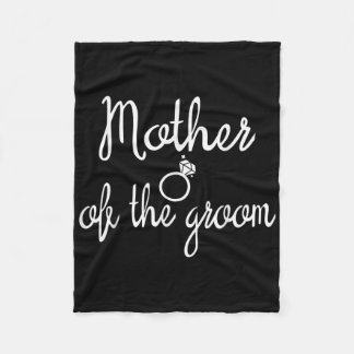 花婿の母　独身パーティー　花嫁の友人　結婚前のお披露目 フリースブランケット