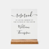 花婿の父の脚本 アクリルサイン (正面)