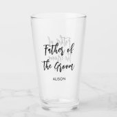 花婿の父結婚は タンブラーグラス (正面)