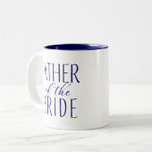 花婿の父 ネイビーブルー ツートーンマグカップ (正面左)