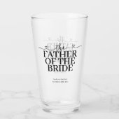 花婿の父 ファンシー ハート Wedding タンブラーグラス (裏面)
