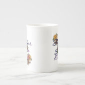 花婿の父 フラワー ボーンチャイナマグカップ (正面)