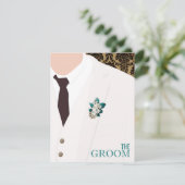 花婿の独身最後のパーティー招待状 招待状 (スタンド正面)