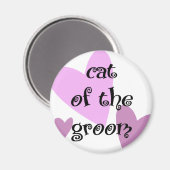 花婿の猫 マグネット (正面/裏面)