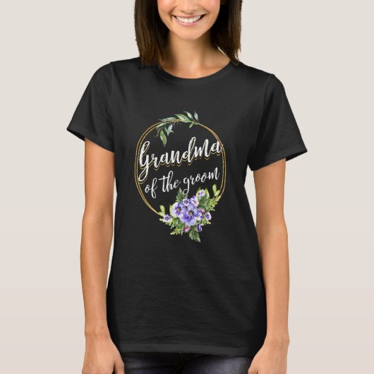 花婿の祖母 ウェディング バチェラー・パーティー 花婿の祖母 Tシャツ (正面)