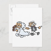 花婿の結婚駆け落ち 案内ポストカード (正面/裏面)