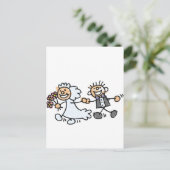 花婿の結婚駆け落ち 案内ポストカード (スタンド正面)