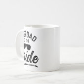 花婿の義父とおそろいのウェディングパーティー コーヒーマグカップ (正面左)