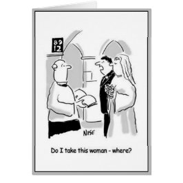 花婿の質問の誓い。