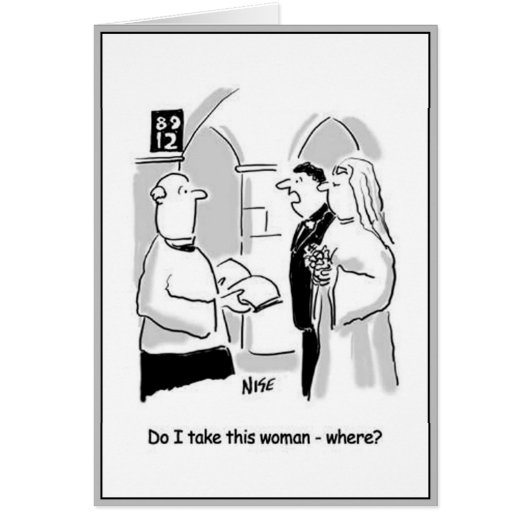 花婿の質問の誓い。 (正面)