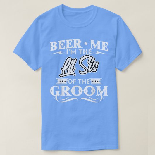 花婿の飲み屋の妹のビール Tシャツ (デザイン正面)