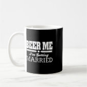 花婿のGifを見て結婚くれるわ コーヒーマグカップ (左)