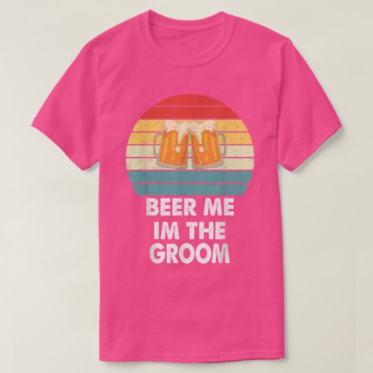 花婿ギフトTeeでビールおもしろいを下さい Tシャツ (デザイン正面)