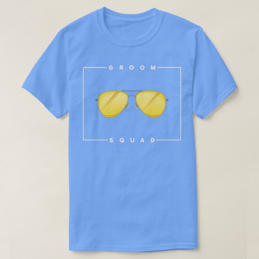 花婿グループのバチェラーパーティーのギフトアイデア Tシャツ (デザイン正面)