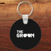 花婿スクワット独身者用品パーティーウェディング1 キーホルダー (正面)