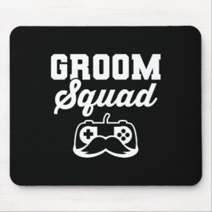 花婿チーム bachelor party groom ゲーマー マウスパッド